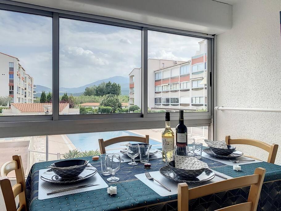 La Brise Marine ~ 300M Mer~Piscine~Clim~Wifi~Calme Argeles-sur-Mer Ngoại thất bức ảnh