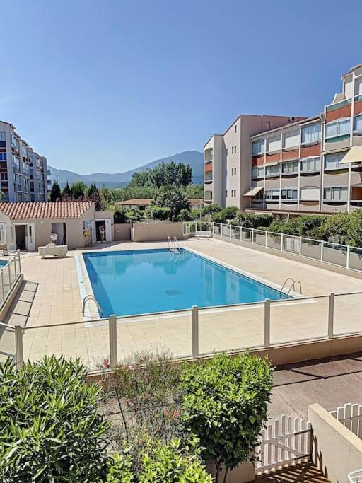 La Brise Marine ~ 300M Mer~Piscine~Clim~Wifi~Calme Argeles-sur-Mer Ngoại thất bức ảnh