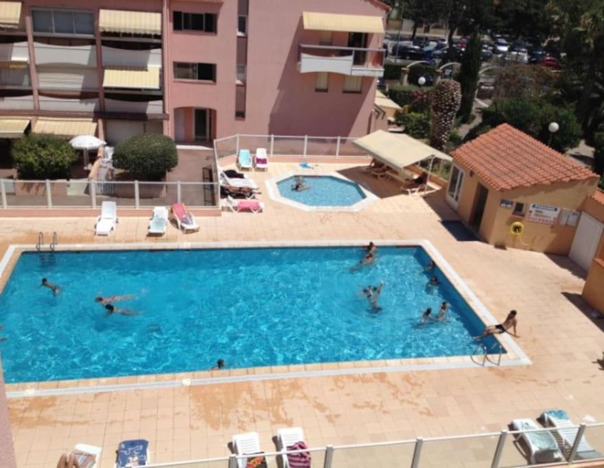 La Brise Marine ~ 300M Mer~Piscine~Clim~Wifi~Calme Argeles-sur-Mer Ngoại thất bức ảnh